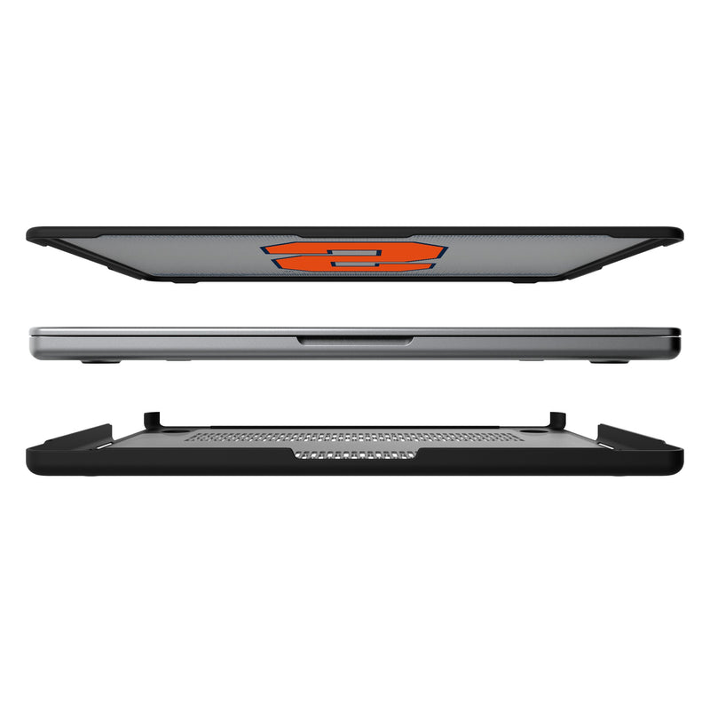 Syracuse University Orange Linen MacBook Laptop Case for Apple MacBook Split.Jpg
