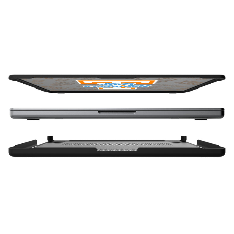 University of Tennessee Volunteers Quadtile MacBook Laptop Case for Apple MacBook Split.Jpg