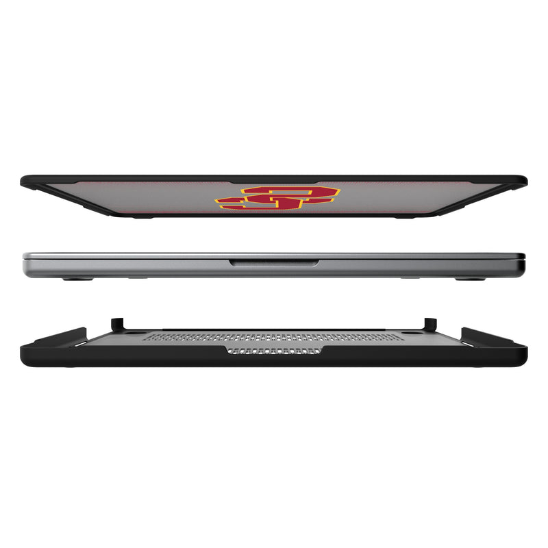 University of Southern California Trojans Linen MacBook Laptop Case for Apple MacBook Split.Jpg