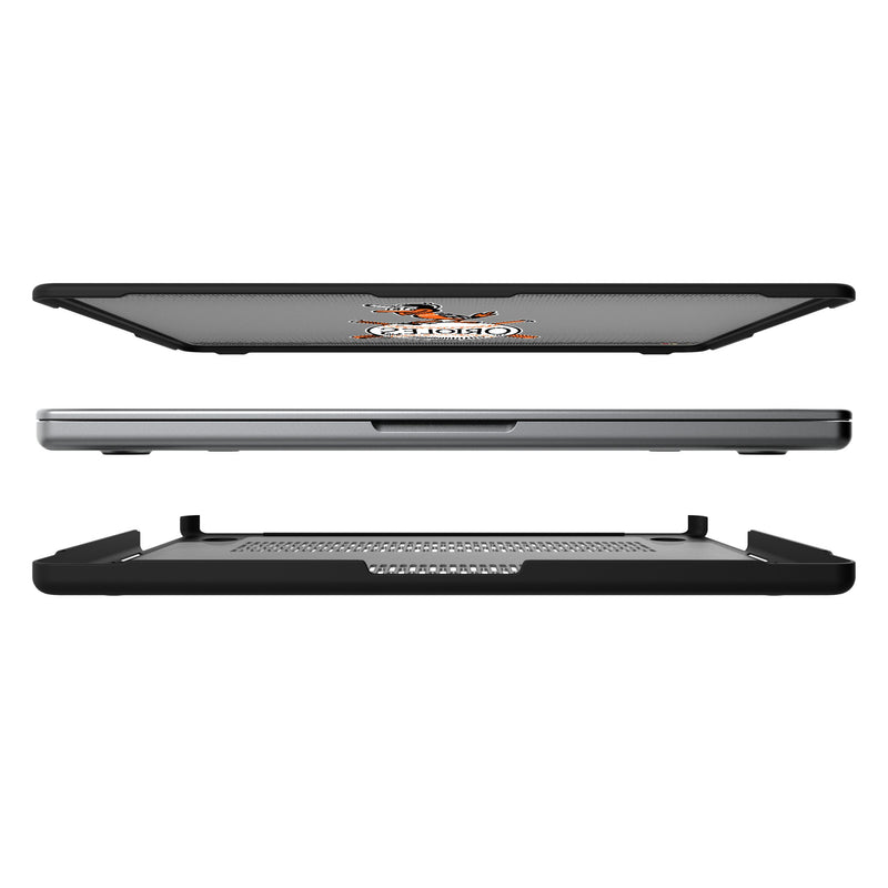 Baltimore Orioles 1954-1963 - Cooperstown Collection Linen MacBook Laptop Case for Apple MacBook Split.Jpg