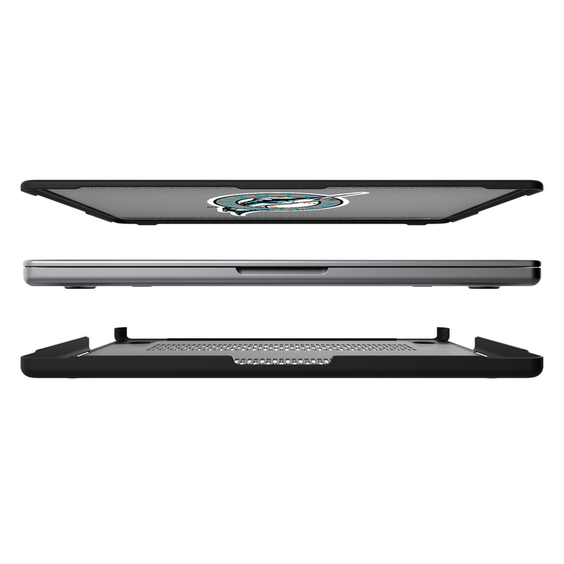 Miami Marlins 1993-2011 - Cooperstown Collection Linen MacBook Laptop Case for Apple MacBook Split.Jpg