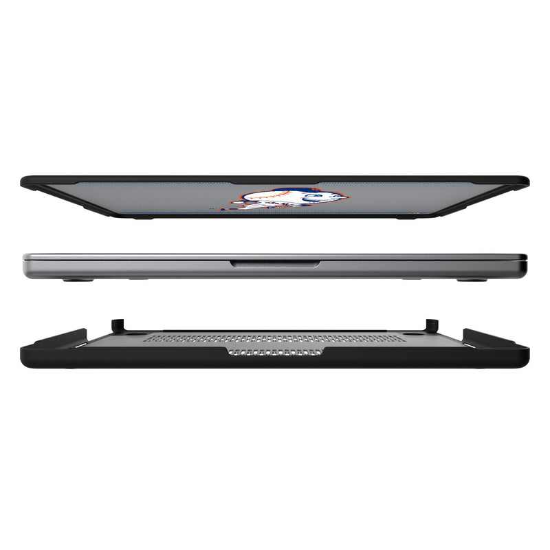 New York Mets 2014 - Cooperstown Collection Linen MacBook Laptop Case for Apple MacBook Split.Jpg