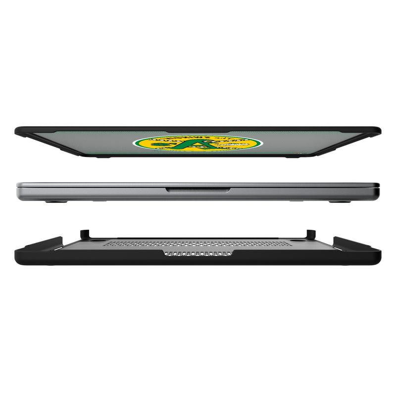 Oakland As 1971-1981 - Cooperstown Collection Linen MacBook Laptop Case for Apple MacBook Split.Jpg