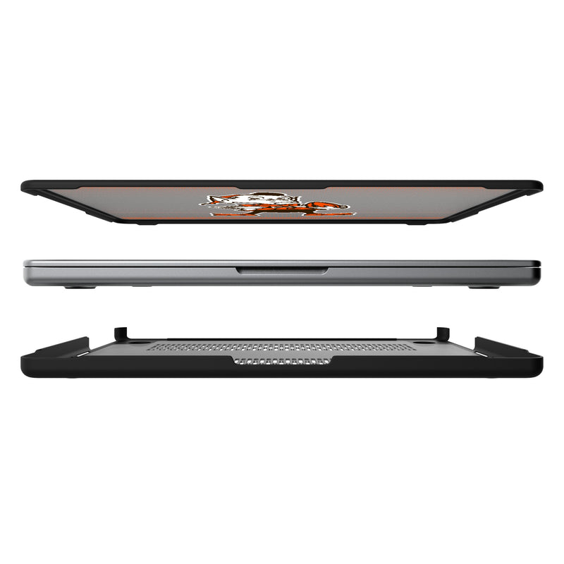 Cleveland Browns Historic Collection Linen MacBook Laptop Case for Apple MacBook Split.Jpg