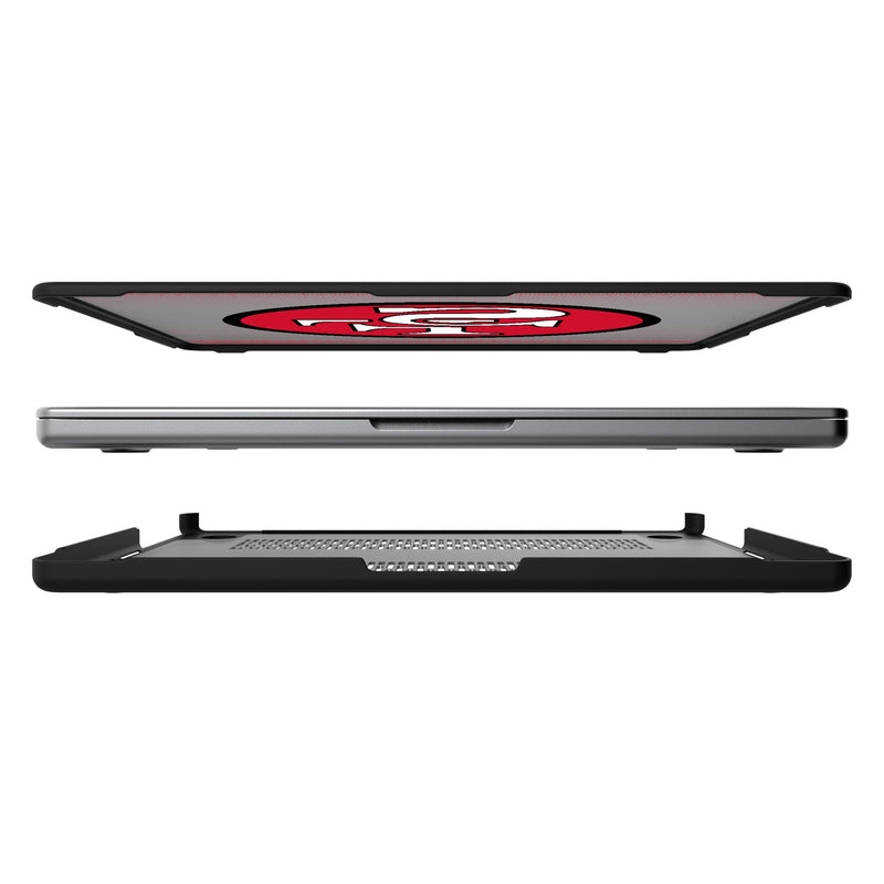 San Francisco 49ers Historic Collection Linen MacBook Laptop Case for Apple MacBook Split.Jpg