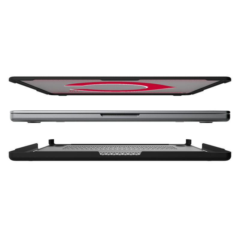 Cincinnati Reds Linen MacBook Laptop Case for Apple MacBook Split.Jpg
