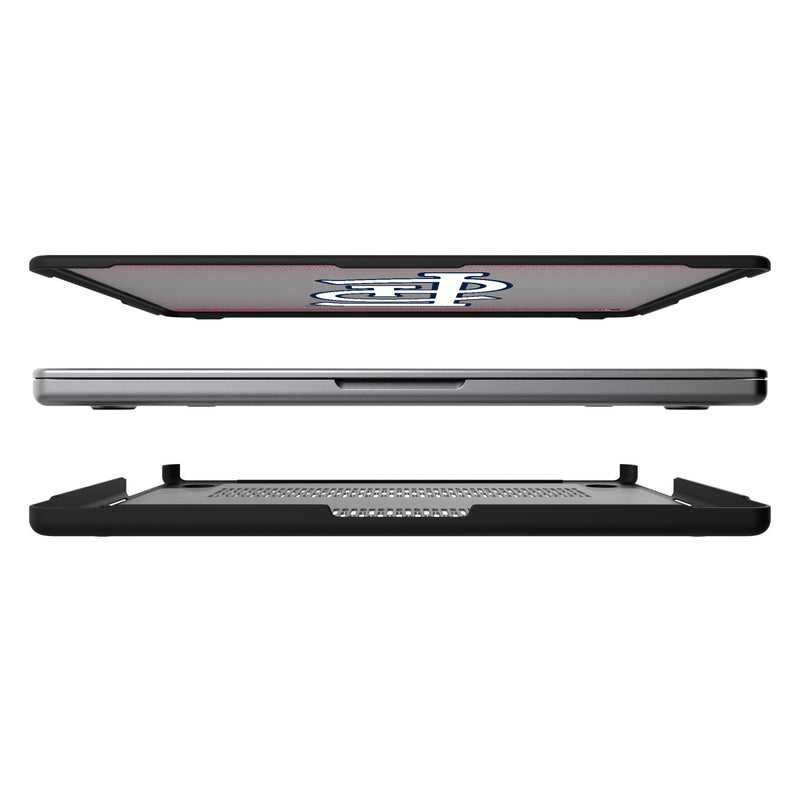 St Louis Cardinals Linen MacBook Laptop Case for Apple MacBook Split.Jpg