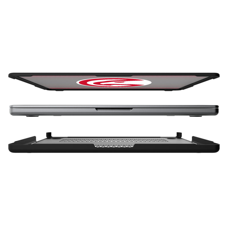 Atlanta Hawks Linen MacBook Laptop Case Split.Jpg