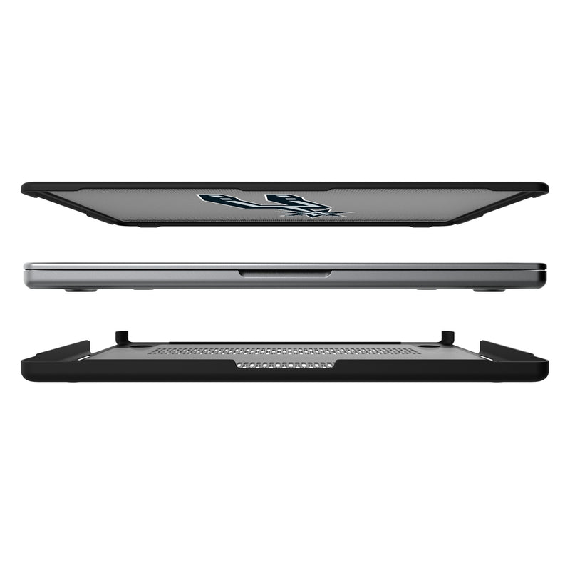 San Antonio Spurs Linen MacBook Laptop Case for Apple MacBook Split.Jpg
