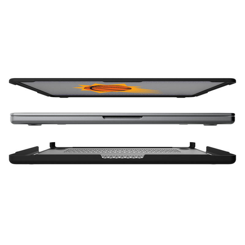 Phoenix Suns Linen MacBook Laptop Case for Apple MacBook Split.Jpg