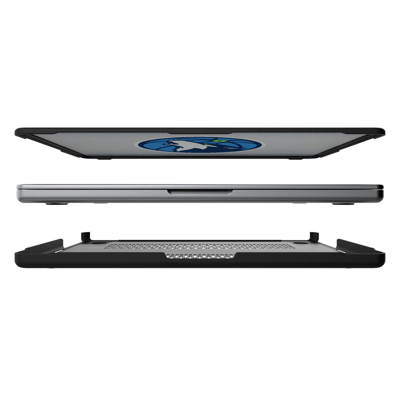 Minnesota Timberwolves Linen MacBook Laptop Case for Apple MacBook Split.Jpg