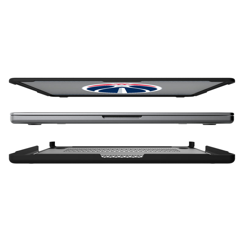 Washington Wizards Linen MacBook Laptop Case for Apple MacBook Split.Jpg
