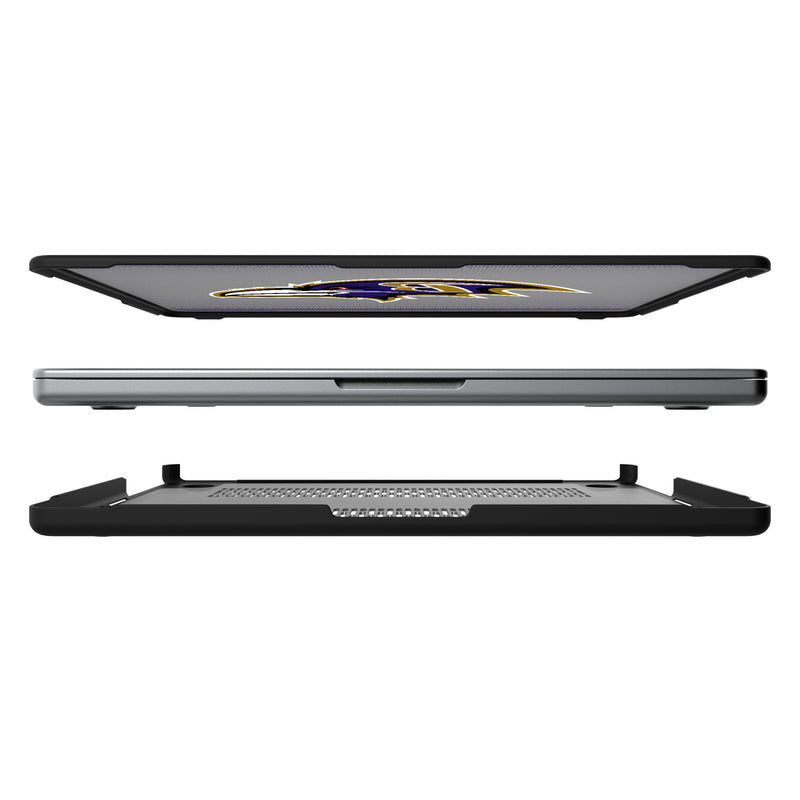 Baltimore Ravens Linen MacBook Laptop Case for Apple MacBook Split.Jpg
