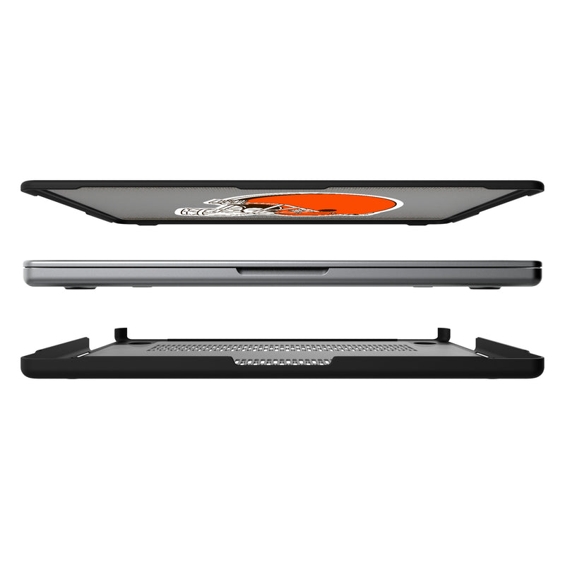Cleveland Browns Linen MacBook Laptop Case for Apple MacBook Split.Jpg