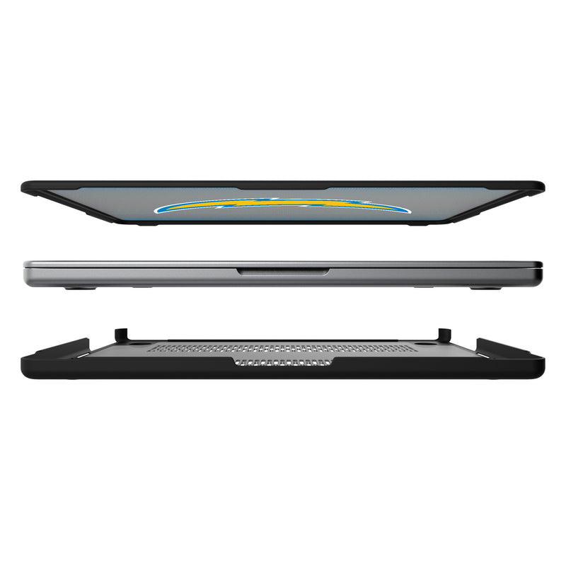 Los Angeles Chargers Linen MacBook Laptop Case for Apple MacBook Split.Jpg
