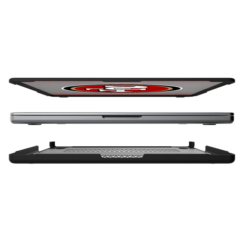San Francisco 49ers Linen MacBook Laptop Case for Apple MacBook Split.Jpg