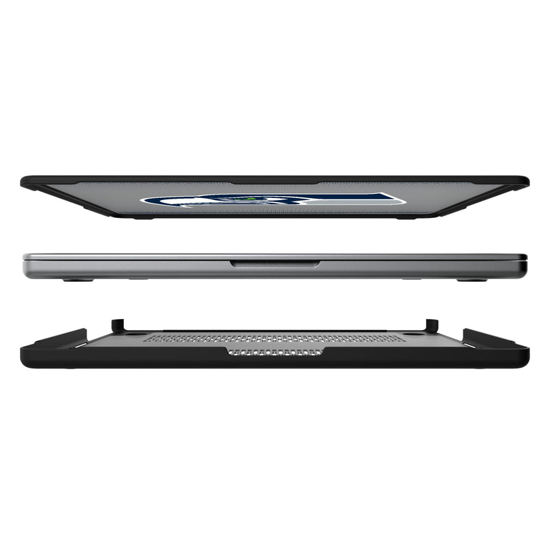 Seattle Seahawks Linen MacBook Laptop Case for Apple MacBook Split.Jpg