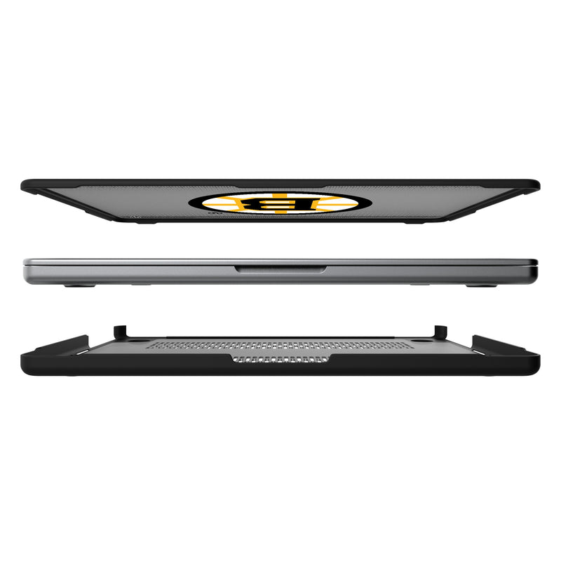 Boston Bruins Linen MacBook Laptop Case for Apple MacBook Split.Jpg