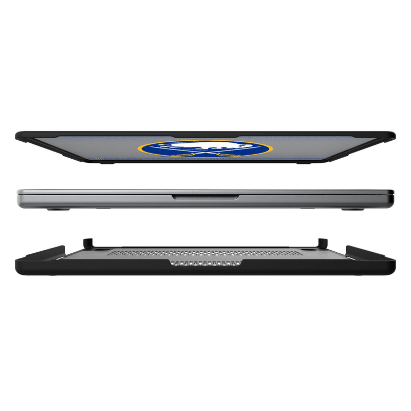 Buffalo Sabres Linen MacBook Laptop Case for Apple MacBook Split.Jpg