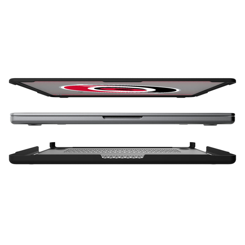 Carolina Hurricanes Linen MacBook Laptop Case for Apple MacBook Split.Jpg