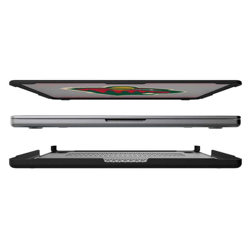Minnesota Wild Linen MacBook Laptop Case for Apple MacBook Split.Jpg