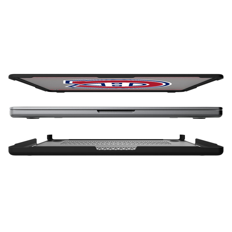 Montreal Canadiens Linen MacBook Laptop Case for Apple MacBook Split.Jpg