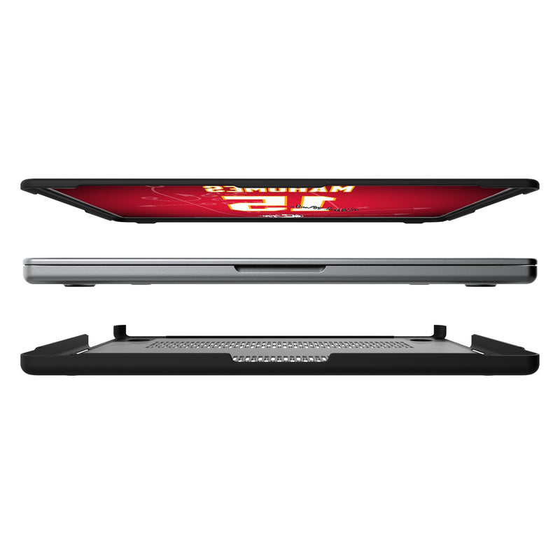 Patrick Mahomes Kansas City Chiefs 15 Ready MacBook Laptop Case Split.Jpg