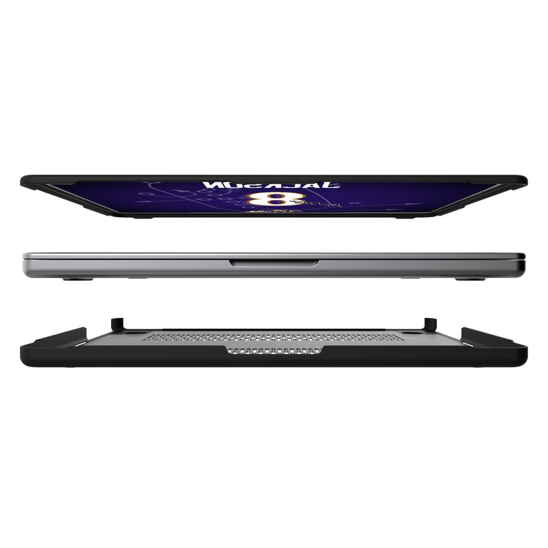 Lamar Jackson Baltimore Ravens 8 Game Tactic MacBook Laptop Case for Apple MacBook Split.Jpg