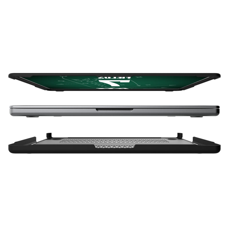 Justin Fields New York Jets 7 Game Tactic MacBook Laptop Case for Apple MacBook Split.Jpg