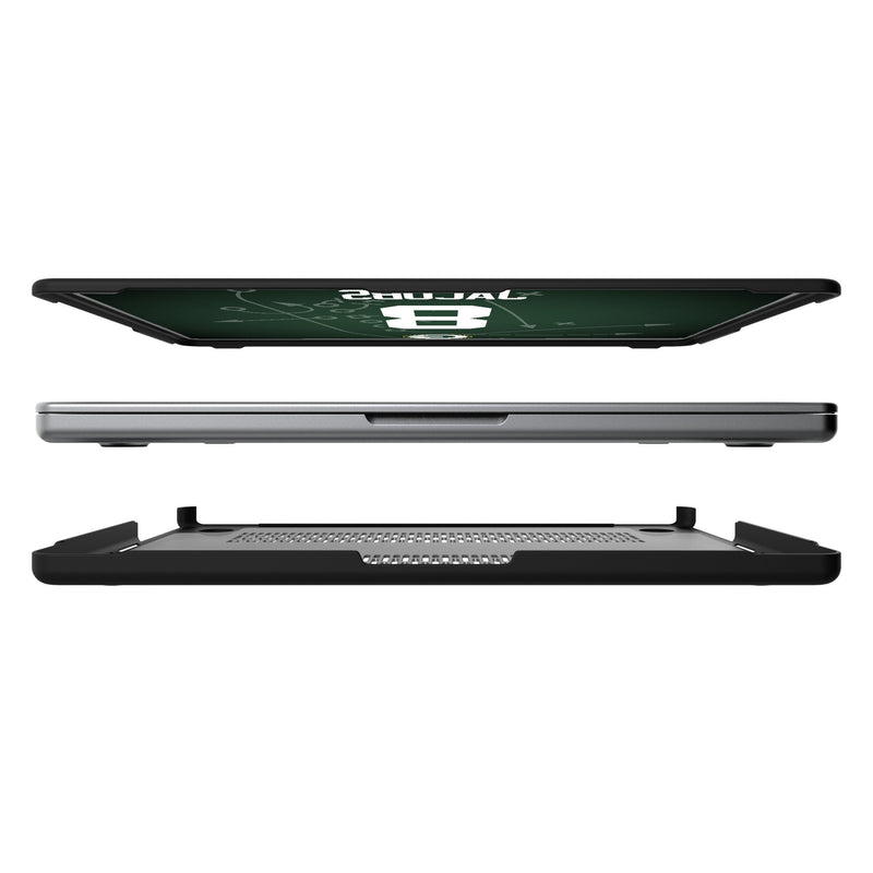 Josh Jacobs Green Bay Packers 8 Game Tactic MacBook Laptop Case for Apple MacBook Split.Jpg