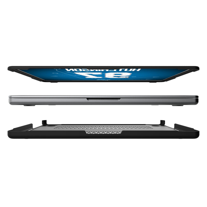 Aidan Hutchinson Detroit Lions 97 Ready MacBook Laptop Case Split.Jpg