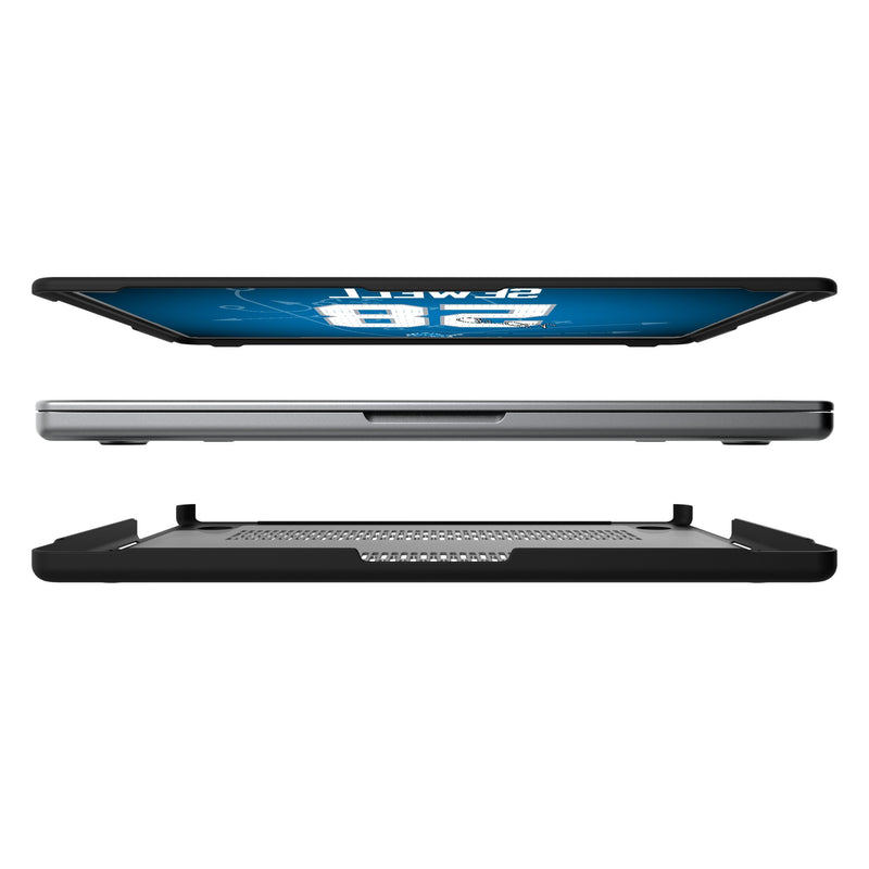 Penei Sewell Detroit Lions 58 Ready MacBook Laptop Case Split.Jpg