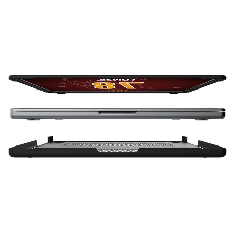 Laremy Tunsil Washington Commanders 78 Game Tactic MacBook Laptop Case for Apple MacBook Split.Jpg