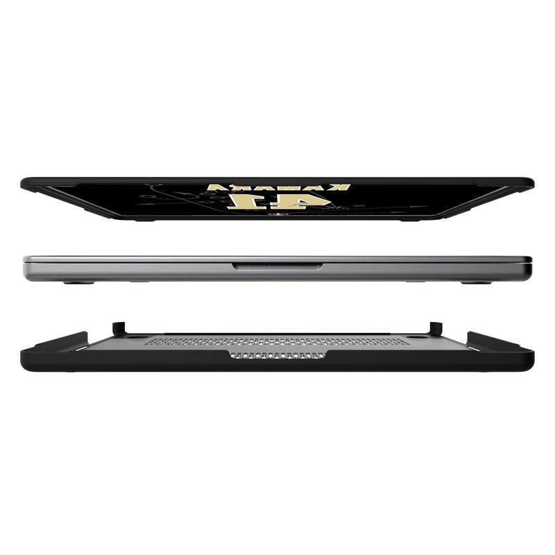 Alvin Kamara New Orleans Saints 41 Ready MacBook Laptop Case Split.Jpg