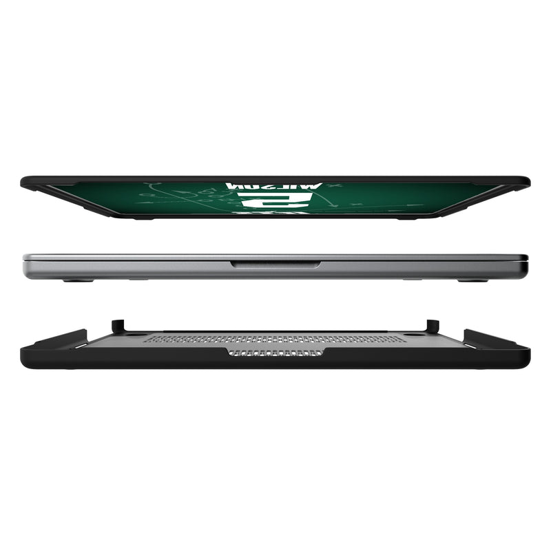 Garrett Wilson New York Jets 5 Game Tactic MacBook Laptop Case for Apple MacBook Split.Jpg