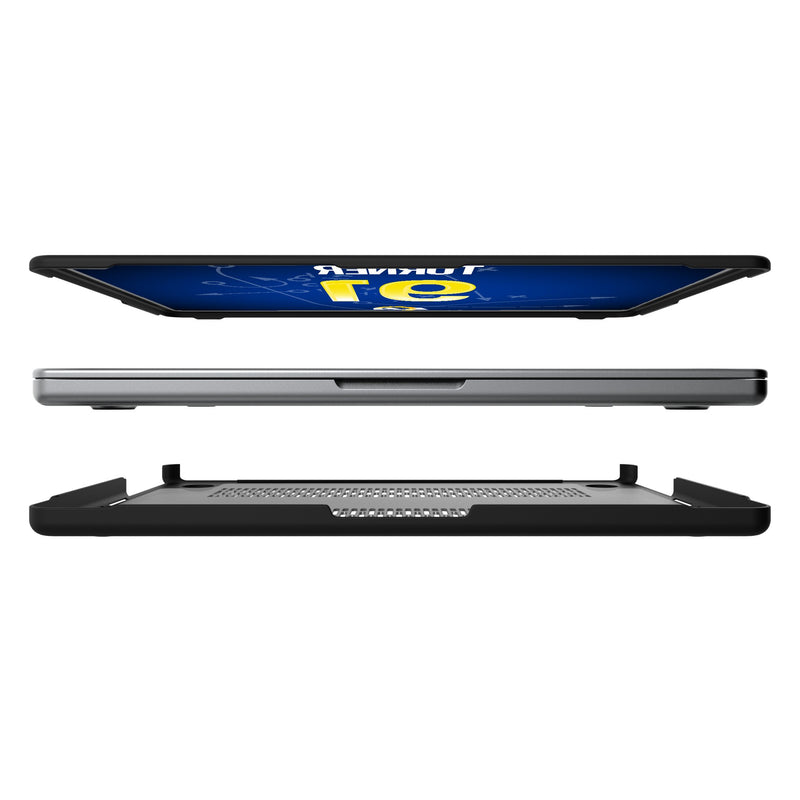 Kobie Turner Los Angeles Rams 91 Game Tactic MacBook Laptop Case for Apple MacBook Split.Jpg