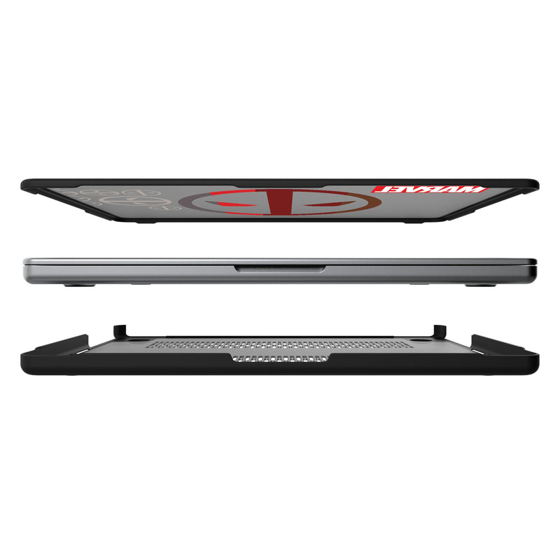 Marvel Deadpool Sigil MacBook Laptop Case for Apple MacBook Split.Jpg