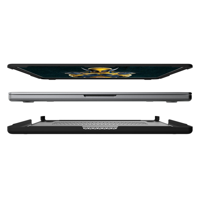 Marvel Deadpool Wolverine Badge MacBook Laptop Case for Apple MacBook Split.Jpg