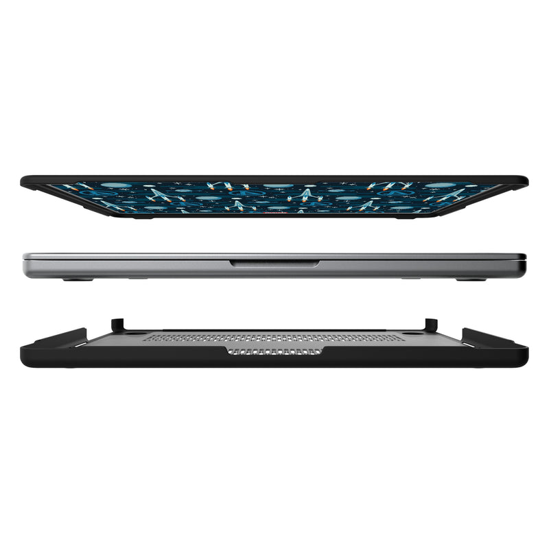Marvel Fantastic Four Pattern MacBook Laptop Case for Apple MacBook Split.Jpg
