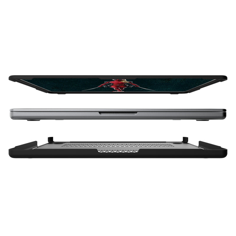 Marvel Ladypool Badge MacBook Laptop Case for Apple MacBook Split.Jpg