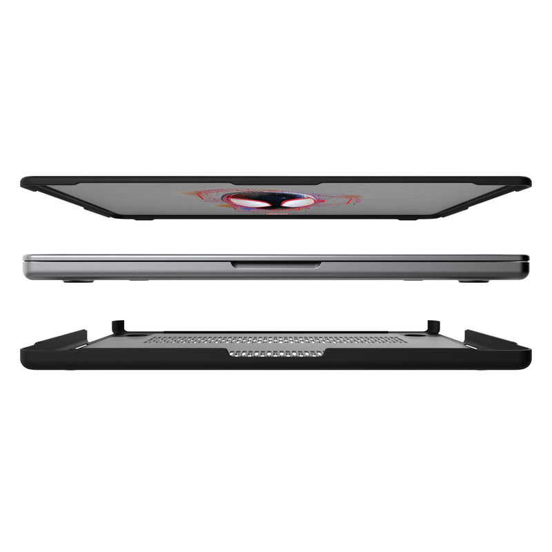 Marvel Miles Morales Badge MacBook Laptop Case for Apple MacBook Split.Jpg