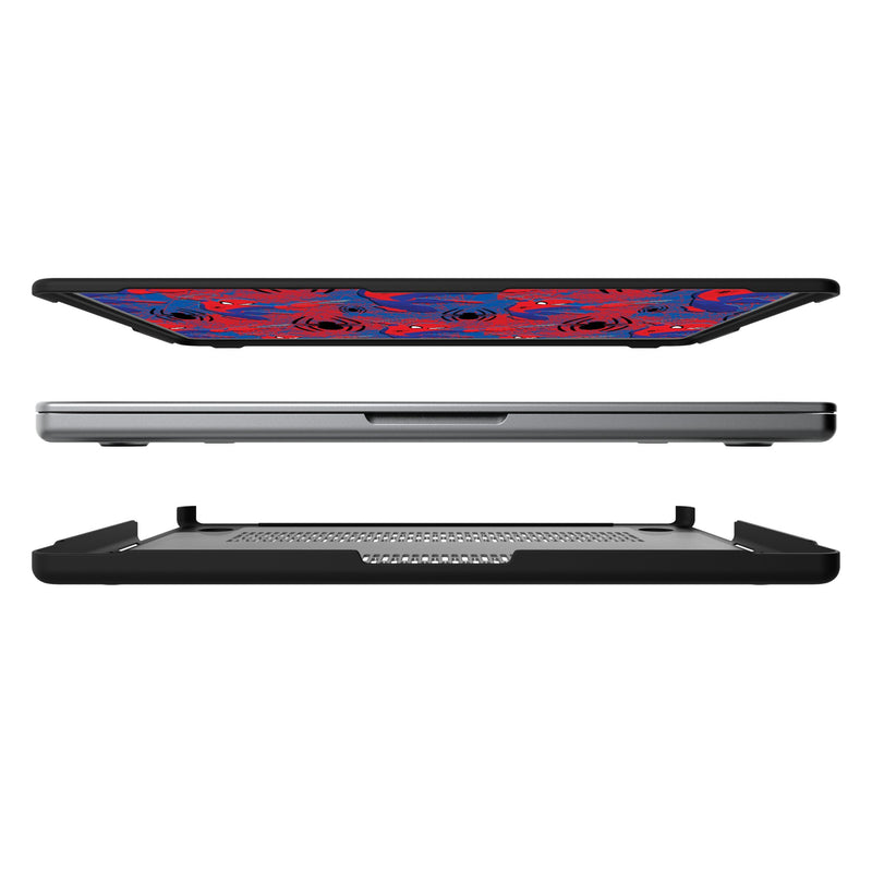 Marvel Spider-Man Pattern MacBook Laptop Case for Apple MacBook Split.Jpg