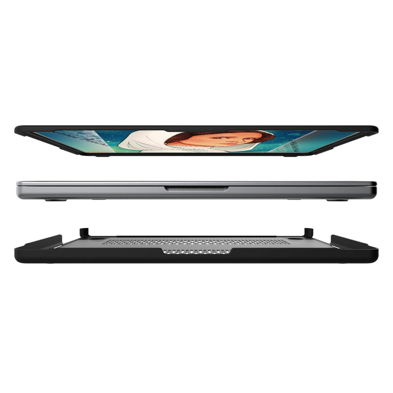 Star Wars Princess Leia Organa Portrait MacBook Laptop Case for Apple MacBook Split.Jpg