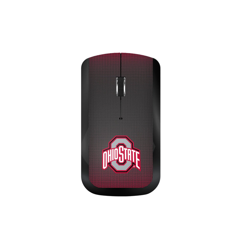 Ohio State University Buckeyes Linen Wireless Mouse