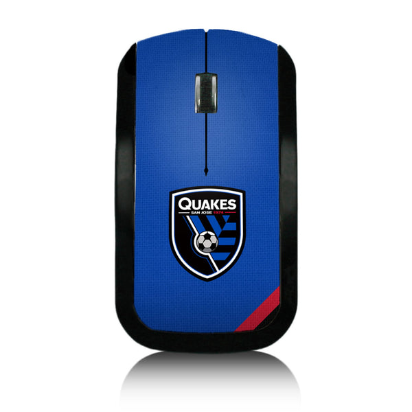 San Jose Earthquakes   Diagonal Stripe Wireless Mouse