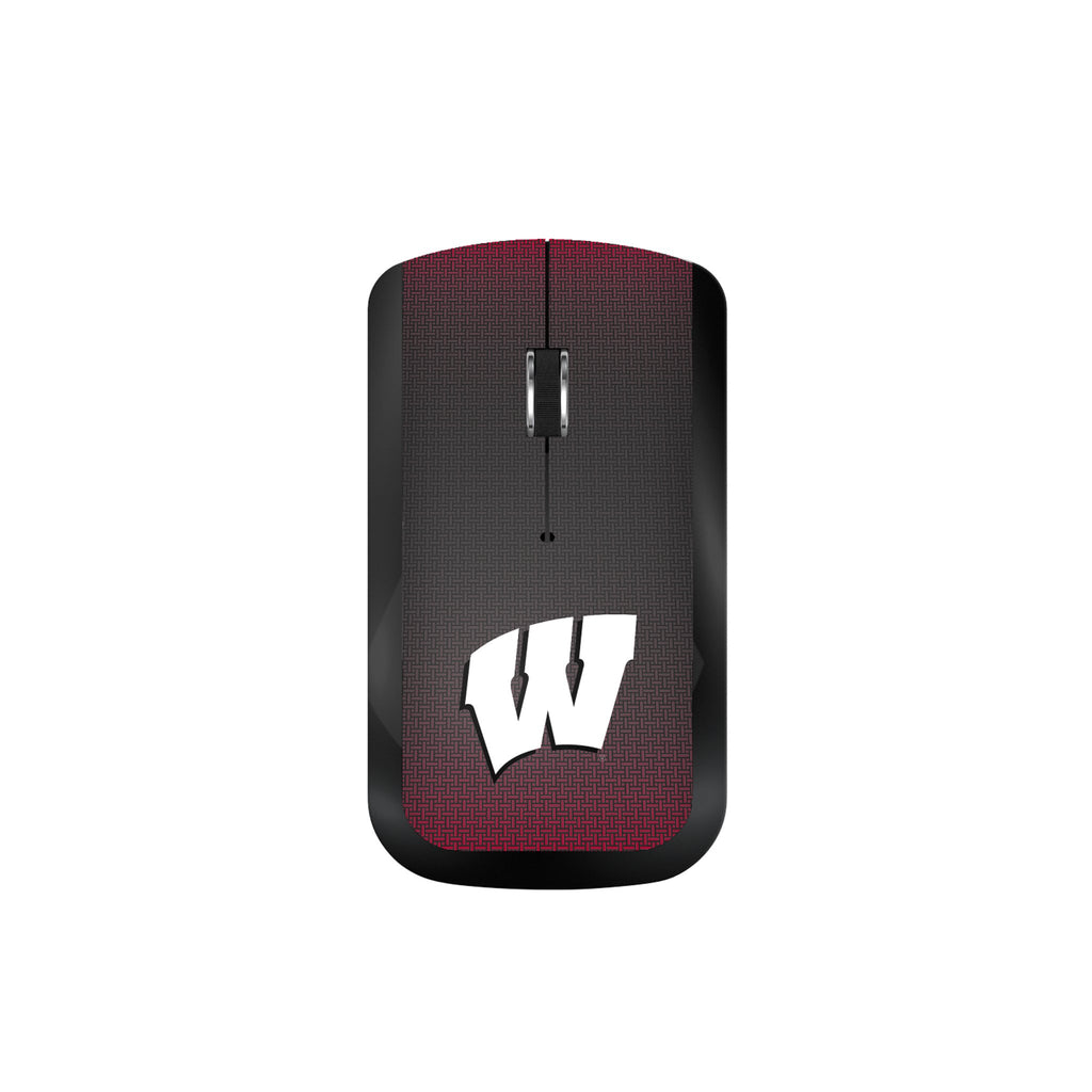 University of Wisconsin Badgers Linen Wireless Mouse - Thumbnail 2