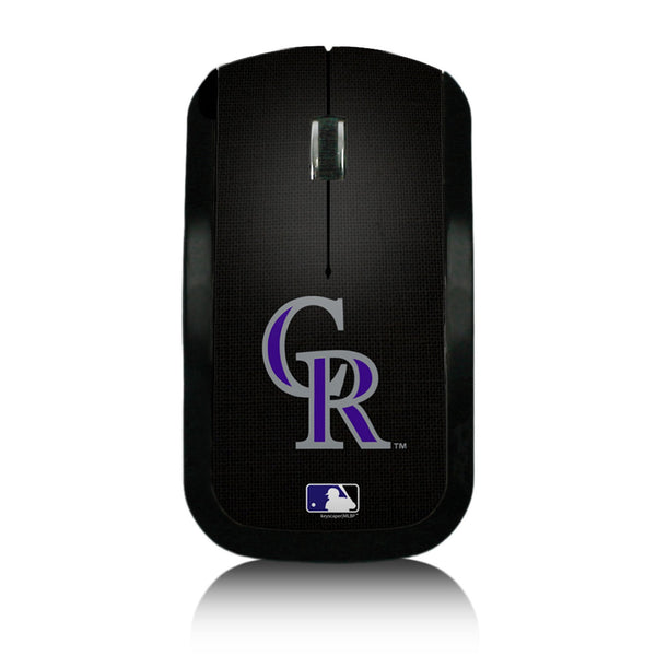 Colorado Rockies Solid Wireless Mouse