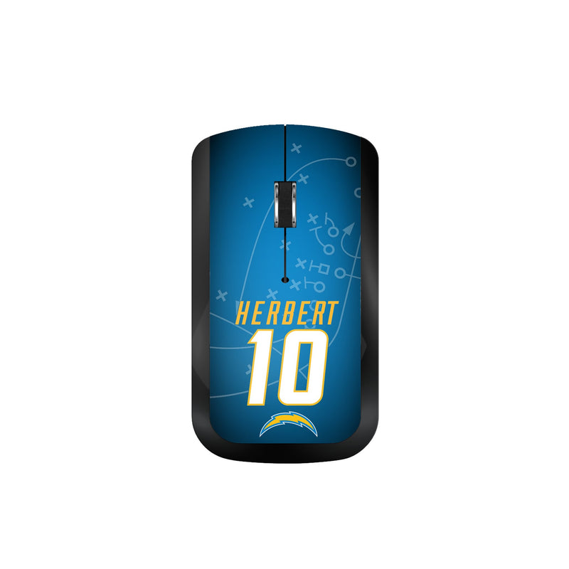 Justin Herbert Los Angeles Chargers 10 Ready Wireless Mouse
