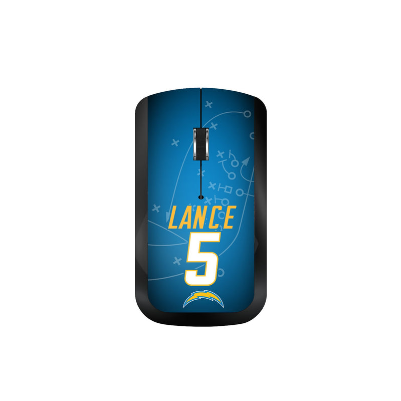 Trey Lance Los Angeles Chargers 5 Game Tactic Wireless Mouse