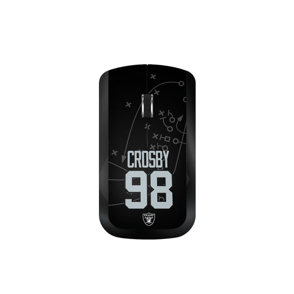 Maxx Crosby Las Vegas Raiders 98 Ready Wireless Mouse